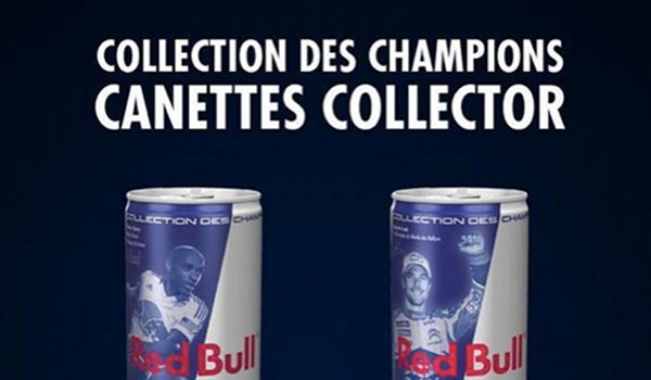 Red Bull : des canettes à l'effigie de Thierry Henry et Sebastien Loeb