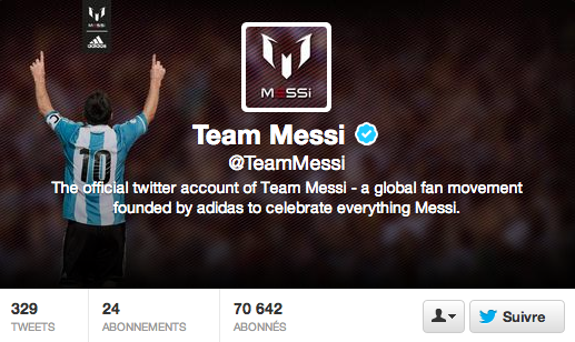 Le compte Twitter semi-officiel de Lionel Messi