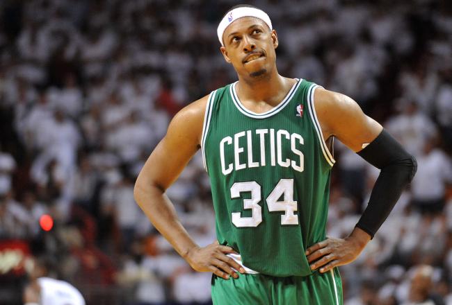 Paul Pierce porte le maillot des Boston Celtics 