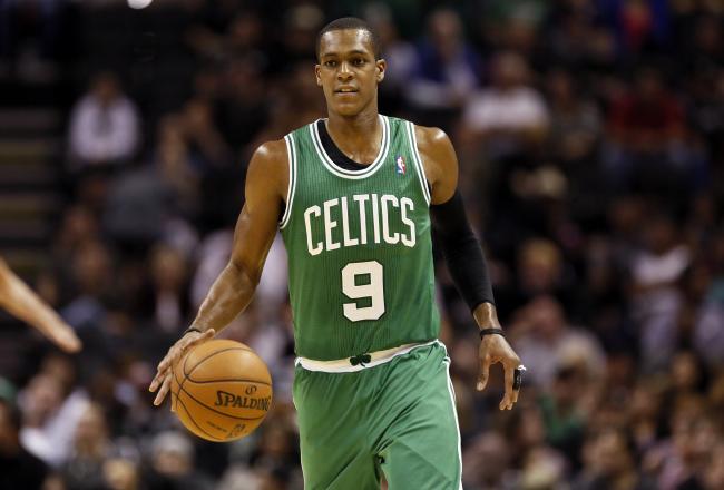 Rajon Rondon porte le maillot des Boston Celtics