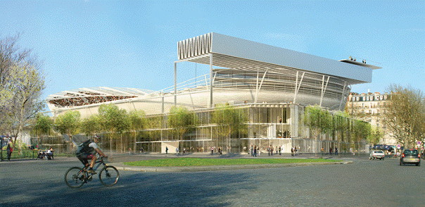 Le nouveau stade de Roland-Garros