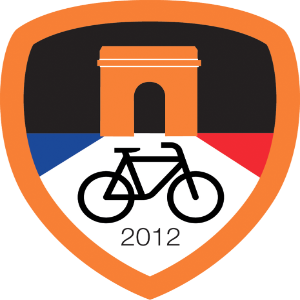 Badge Foursquare Orange à débloquer lors du Tour de France 2012
