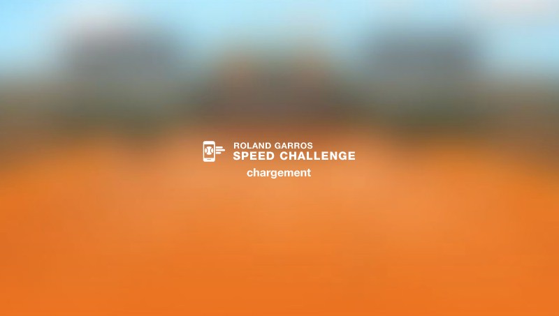 Loading de l'application Facebook Roland Garros Speed Challenge