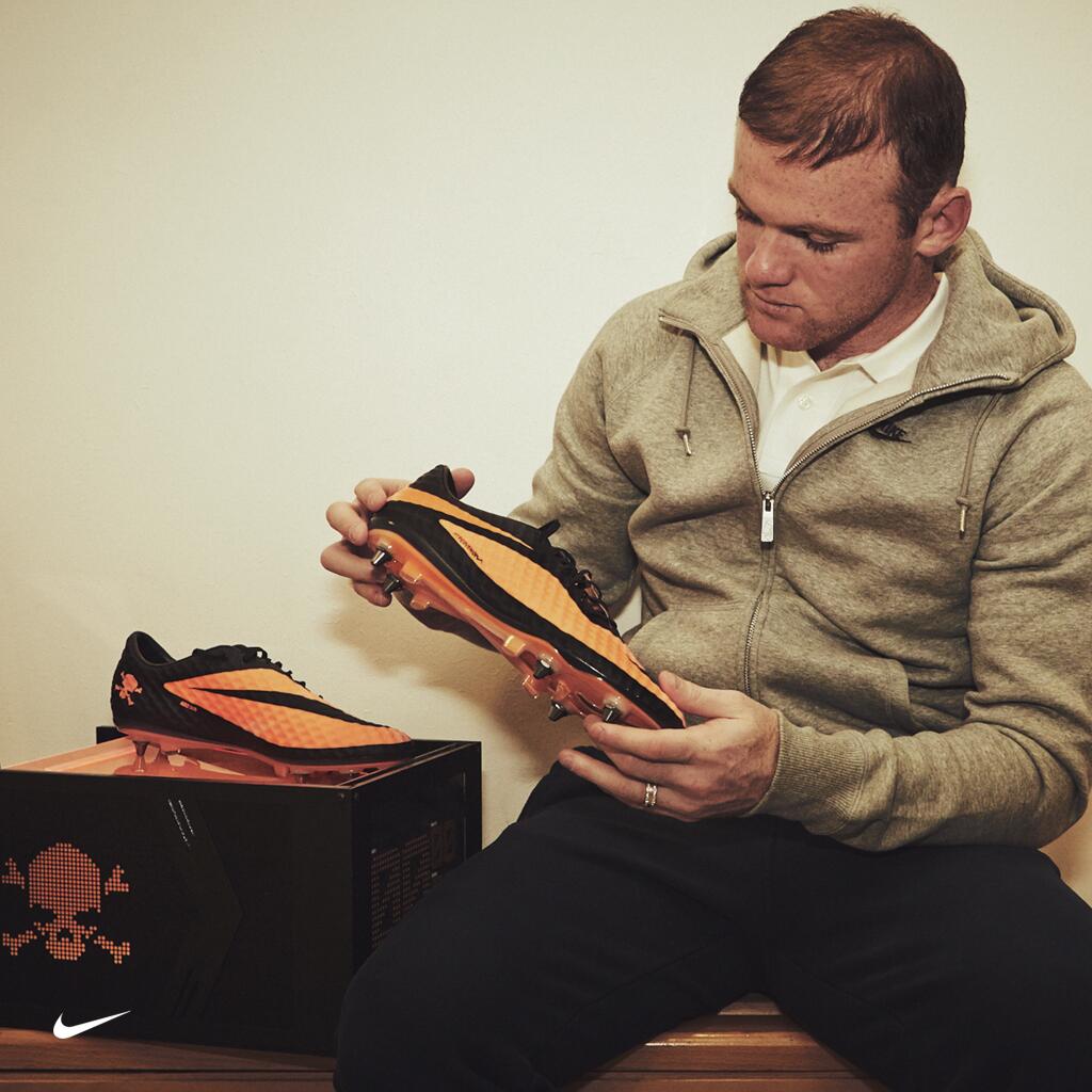 Wayne Rooney et la Nike HyperVenom