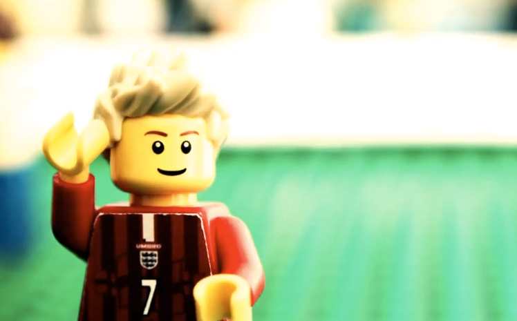 Toute la carrière de David Beckham en LEGO (vidéo)