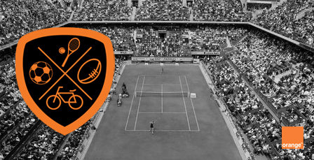 Orange Champion avec Roland Garros