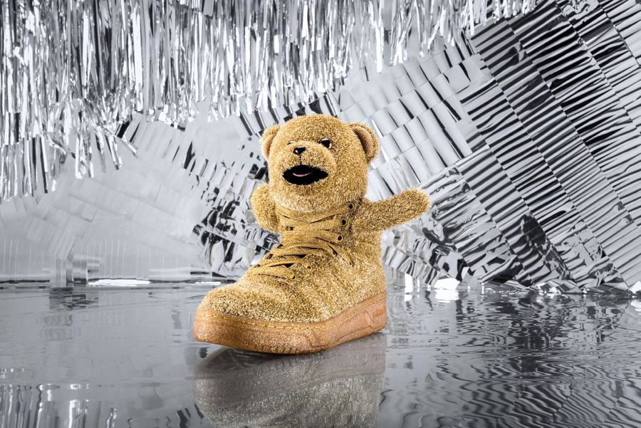 Adidas Holidays Bears Gold by Adidas x Jeremy Scott