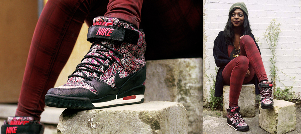 Le motif Liberty London "Sneakerboots" habille la nouvelle collection de Sneakers Nike