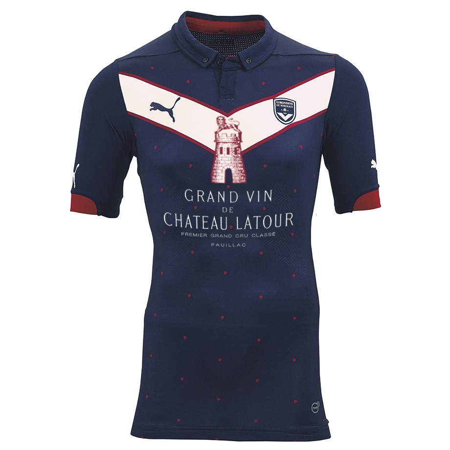 Maillot de Bordeaux sponsorisé par Chateau Latour