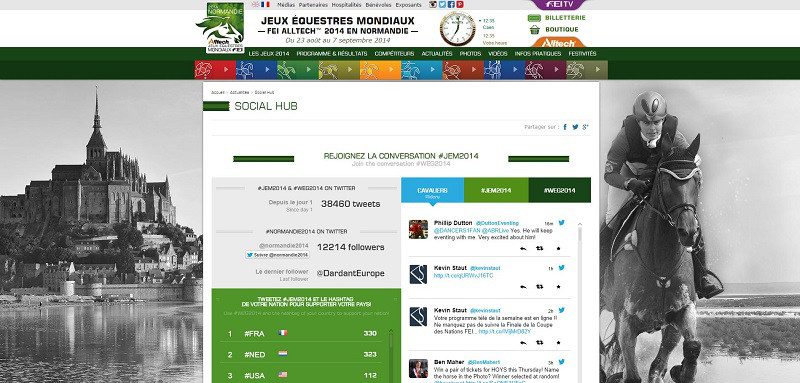 Hobbynote a participé à l'élaboration du Social Hub pour les Jeux Equestres Mondiaux en Normandie