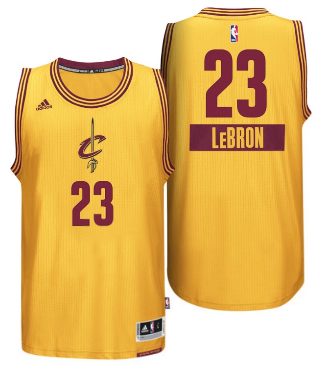Maillot NBA spécial Noël 2014 Big Logo - Cavaliers Cleveland - Lebron James
