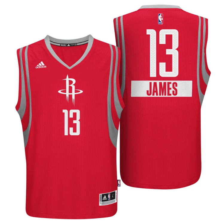 Maillot NBA spécial Noël 2014 Big Logo - Houston Rockets - James Harden