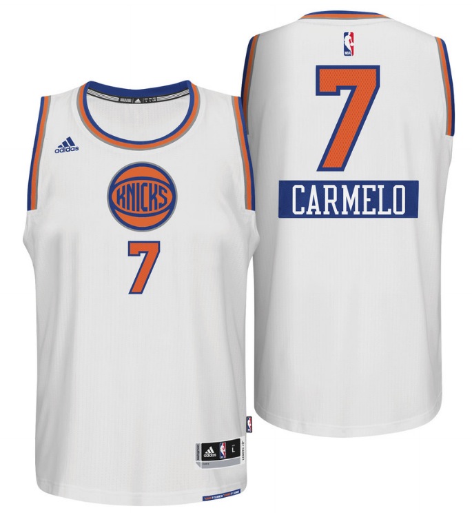 Maillot NBA spécial Noël 2014 Big Logo - New-York Knicks - Carmelo Anthony