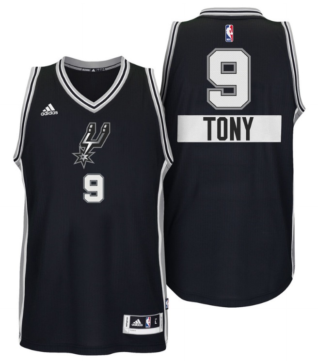 Maillot NBA spécial Noël 2014 Big Logo - San Antonio Spurs - Tony Parker