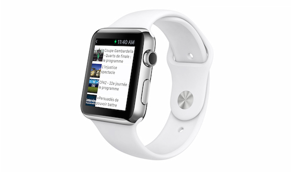 L'application "OM Officiel" sur l'Apple Watch