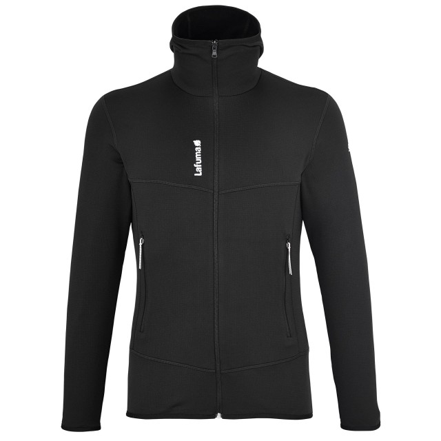 polaire-randonnee-homme-track-thermal-hoodie-noire