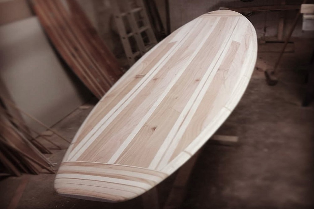 planche kitesurf ecologique woodyboard
