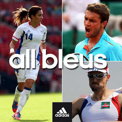 JO 2012 : Adidas et les français sont All Bleus