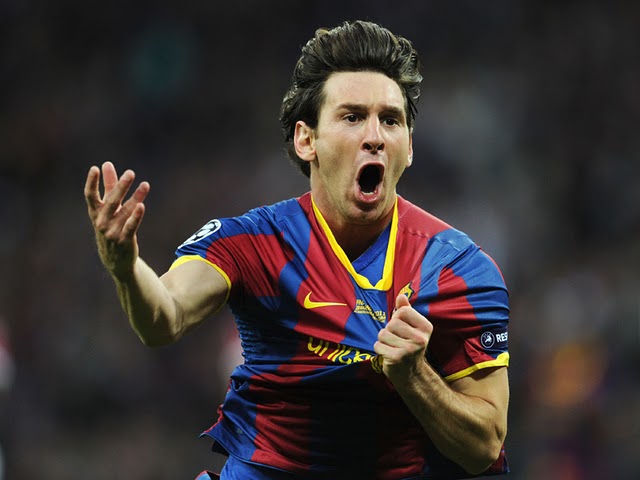 Lionel Messi porte le maillot du FC Barcelone