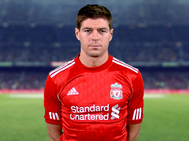 Steven Gerrard porte le maillot de Liverpool
