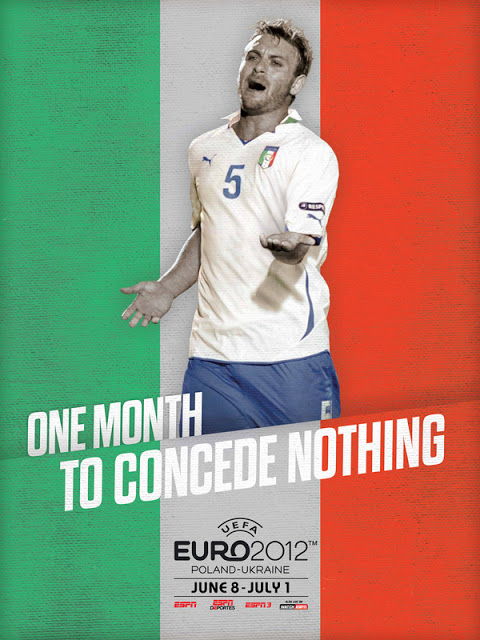 ESPN fête l'Euro 2012 en poster - Italie
