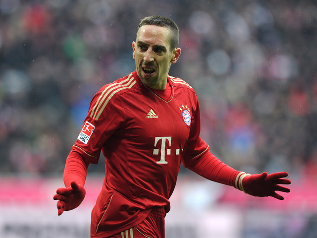 Franck Ribéry porte le maillot du Bayern Munich