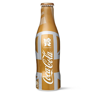 Bouteille Coca-Cola Collector dorée Jeux Olympiques 2012