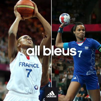 Adidas - les basketteuses et les handballeuses sont All bleus