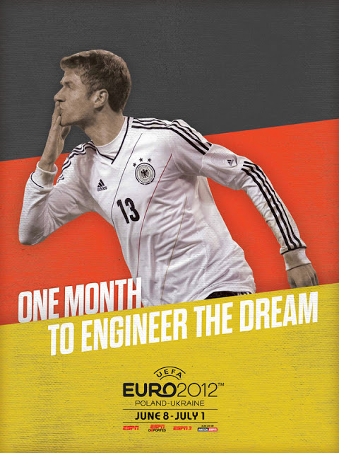 ESPN fête l'Euro 2012 en poster - Allemagne