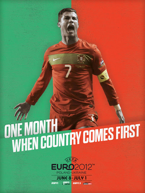 ESPN fête l'Euro 2012 en poster - Portugal