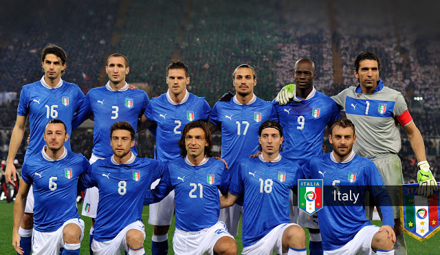 équipe d'italie à l'euro 2012