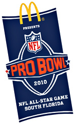 Mcdonald's a sponsorisé le All-Star Game de la NFL en 2010