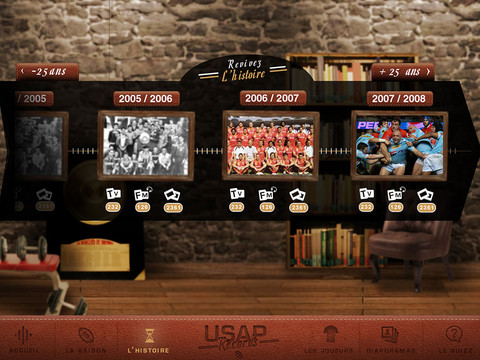 Revivez l'histoire de l'USAP sur iPad