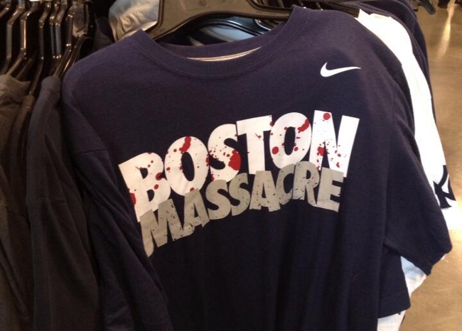 T-Shirt Nike "Boston Massacre"