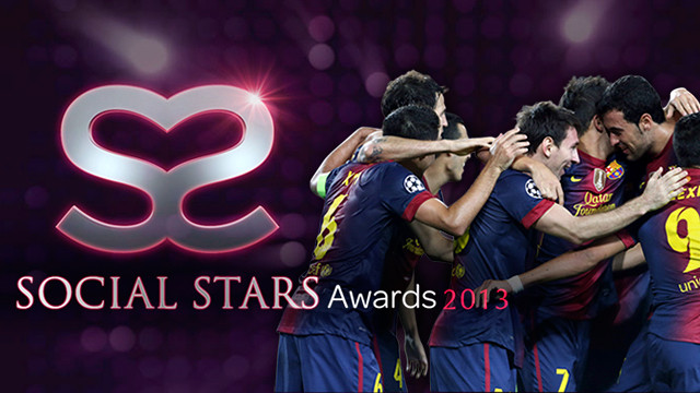 Le FC Barcelone récompensé aux Social Stars Awards 2013