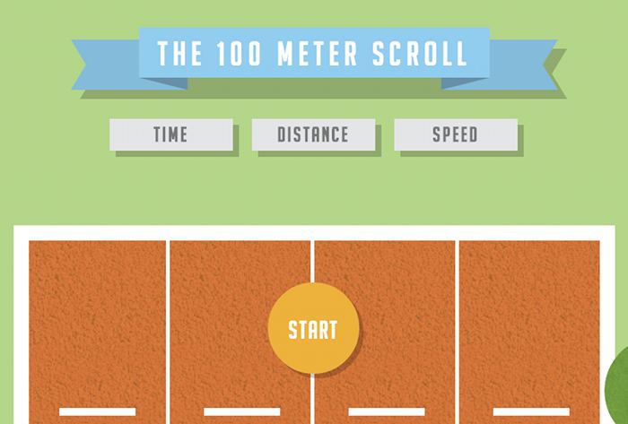 100 meter scroll : le jeu qui va vous rendre accroc à votre trackpad!