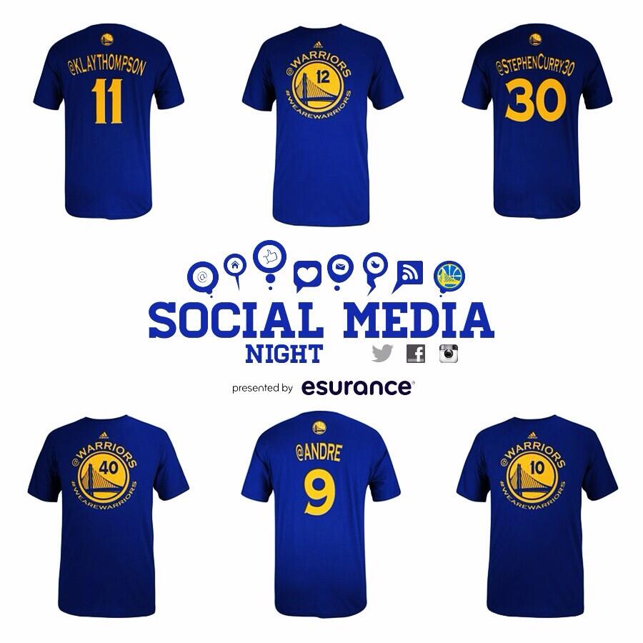 Golden State, première équipe à afficher Twitter sur ses maillots