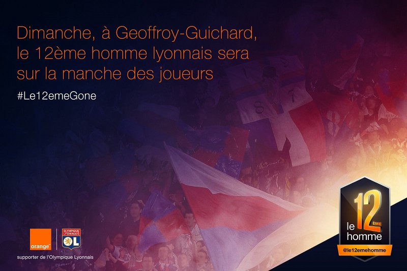 Avec Orange, les supporters de l&rsquo;OL s&rsquo;affichent sur le maillot