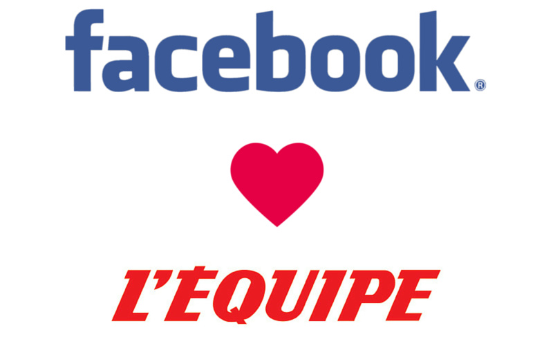 L&rsquo;Equipe, premier média français sur Facebook